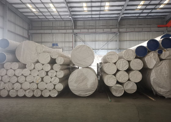 Tubulação soldada de aço inoxidável de OD2500mm 310S com soldadura de dobra
