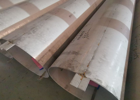 Tubulação soldada de aço inoxidável de OD2500mm 310S com soldadura de dobra