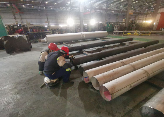 405mm ERW conservou os tubos soldados de aço inoxidável para o Superheater