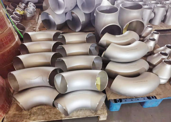 Encaixes Sch10 da solda de extremidade SUS304 cotovelo de aço inoxidável de 90 graus