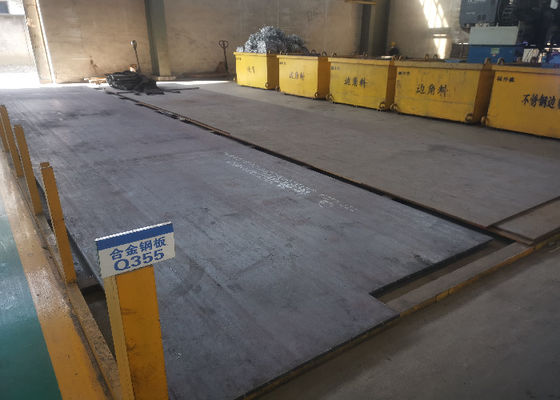 Placa da chapa de aço de liga de Q345NQR Corten para o Preheater de ar do preaquecedor