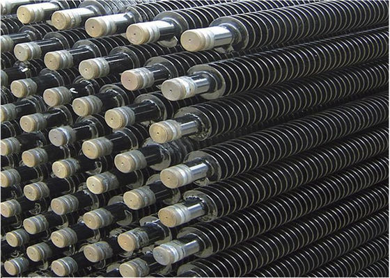 Tubo de aleta espiral longitudinal soldado de alta frequência do OD 25mm