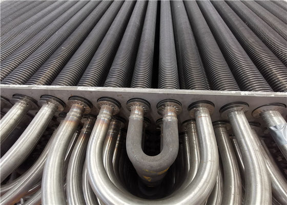 Tubulação Finned espiral desconcertada de aço inoxidável de ASME 316L para o permutador de calor