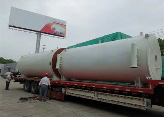 O gás vertical de 1.25MPA ASME ateou fogo à caldeira de Combi que aperta o arranjo do tubo