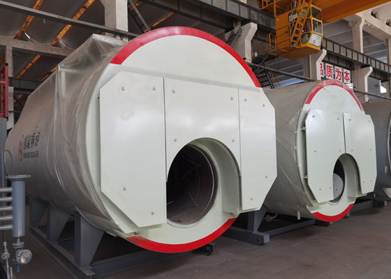 O gás vertical de 1.25MPA ASME ateou fogo à caldeira de Combi que aperta o arranjo do tubo