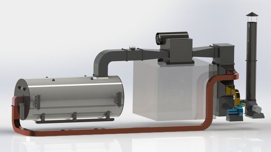 caldeira orgânica do portador de calor do sistema da recirculação do gás de conduto 1.6MPa