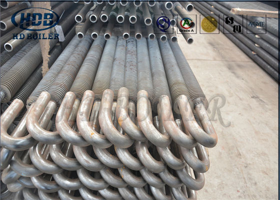 Tubo de aleta espiral da caldeira de 40 milímetros para o aço carbono SA192 do central elétrica ASME