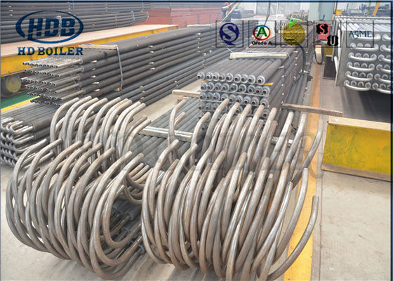 Tubo de aleta espiral da caldeira de 40 milímetros para o aço carbono SA192 do central elétrica ASME