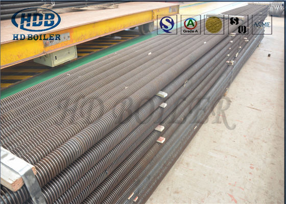 Tubos de circulação Finned do preaquecedor da caldeira da cama de H Fluidzed