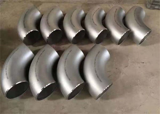 Nível de aço inoxidável da pressão do raio SCH5S dos cotovelos 3D da tubulação de ASTM A234
