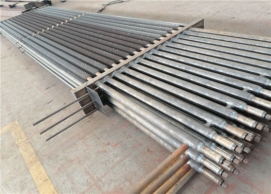 Resistência de corrosão do aço carbono de Ash Removal Serrated Spiral Tube