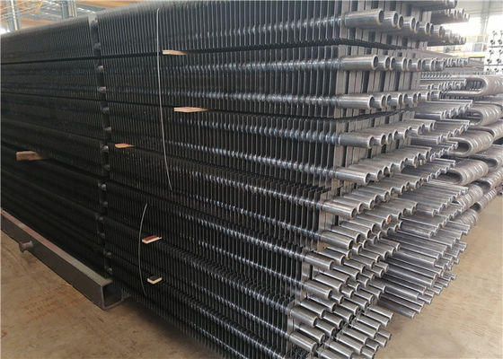 Tubos de aleta Finned personalizados da caldeira de H   Resistência de gás do conduto