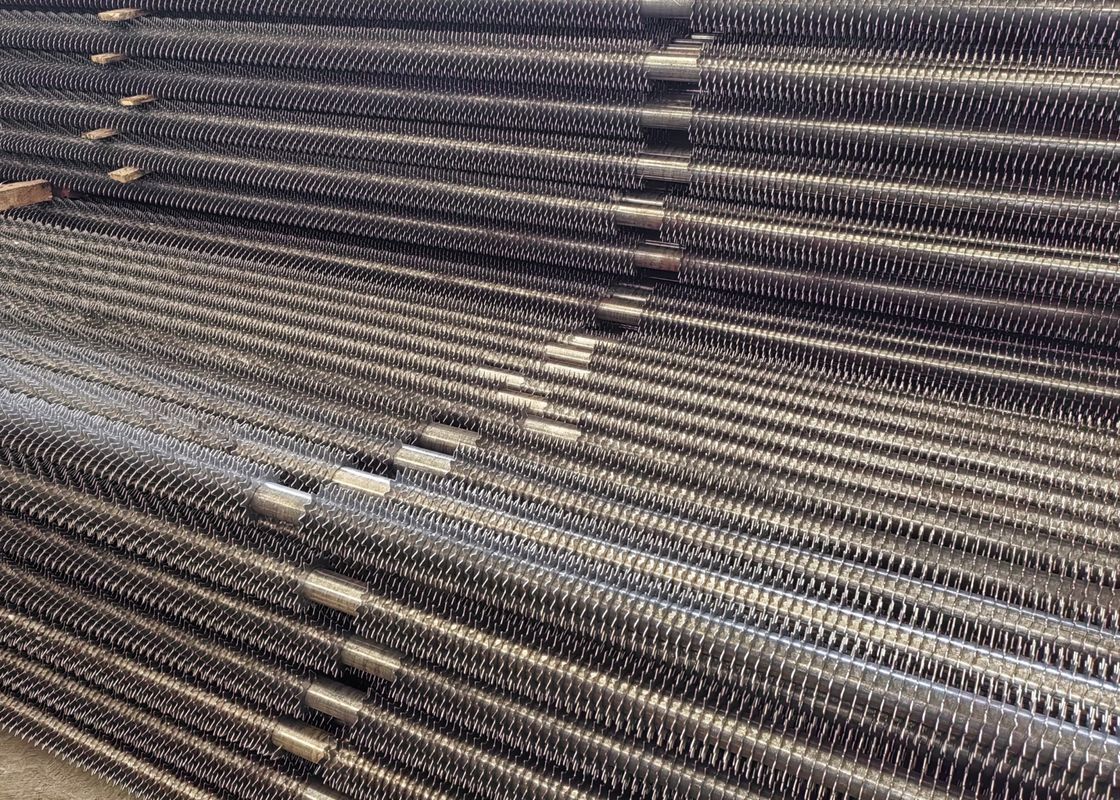 Tubos de trocador de calor de barbatanas em espiral Tubos de barbatanas de aço corten sem costura para economizador