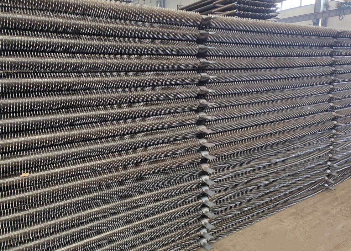 ASME Tubos de barbatanas espirais de caldeiras de aço carbono para economizadores de caldeiras em usinas de energia