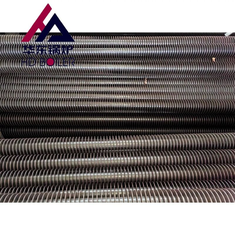 Tubos de pinça espiral de caldeira personalizados de aço inoxidável e aço carbono para peças de pressão da caldeira